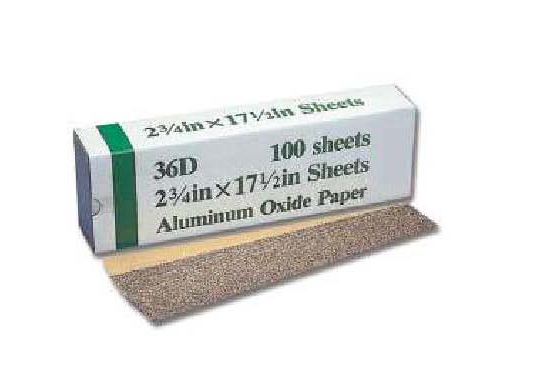 Brown Aluminum Oxide Long Board Paper