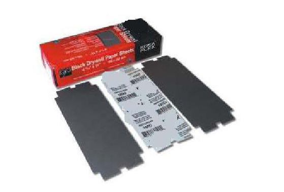 Black Drywall Paper Sheets